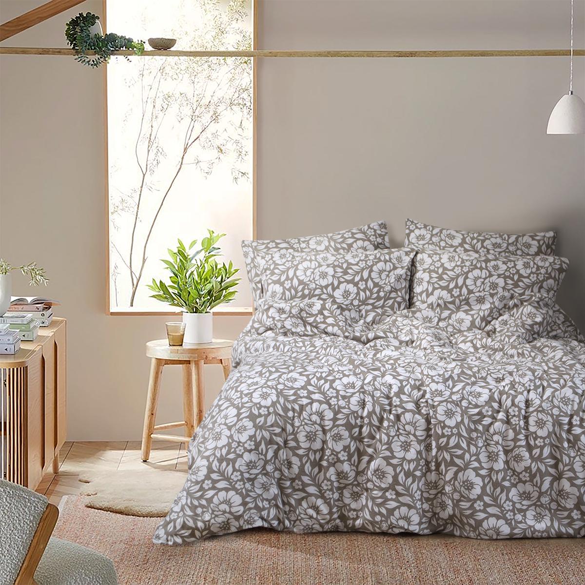 Постельное белье Lotus Home Фланель Flora евро (11860193)