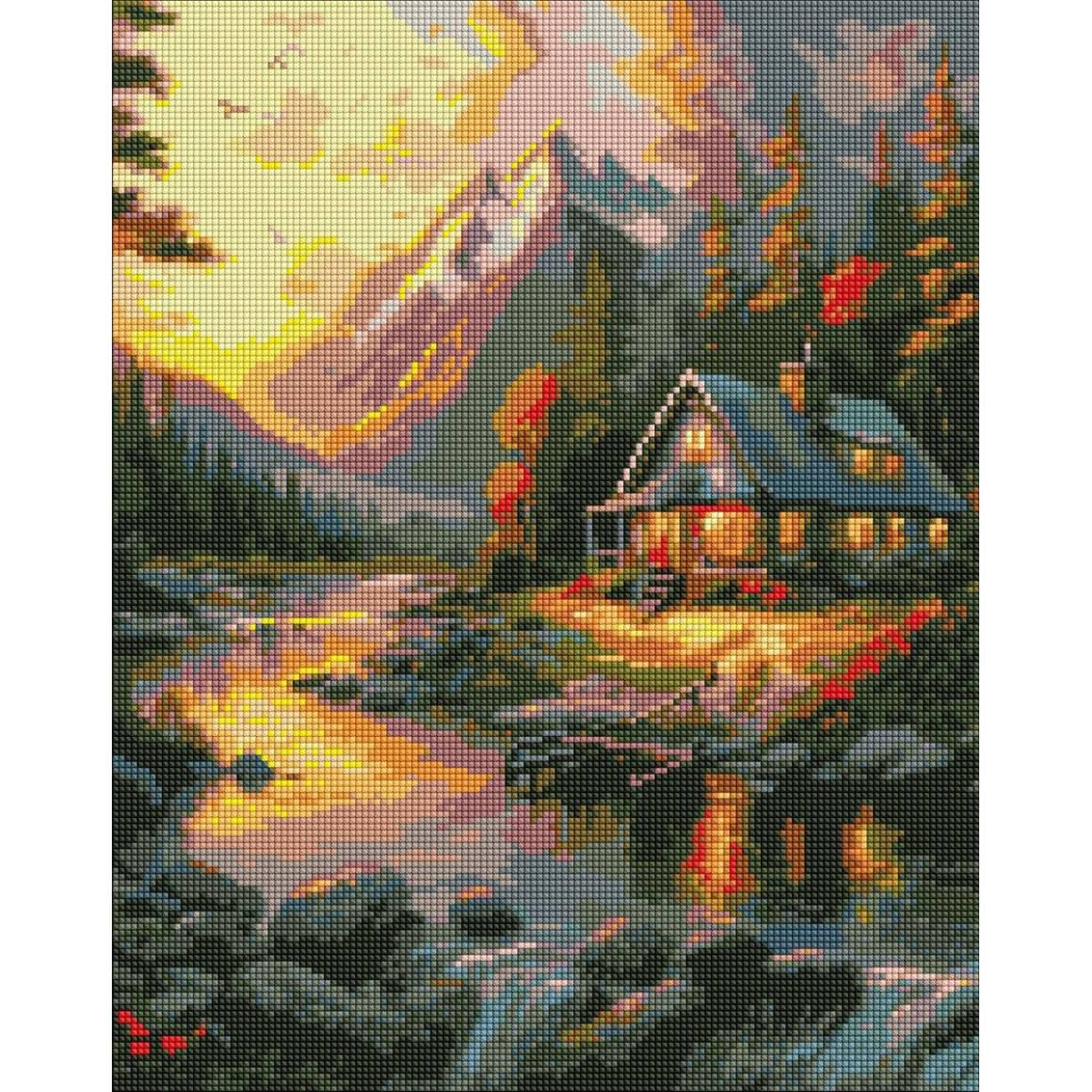 Алмазная мозаика Идейка Золотой закат 40х50 см (AMO7728)
