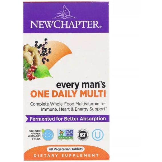 Витаминно-минеральный комплекс для мужчин New Chapter Every Man's One Daily Multi 48 Veg Tabs (NCR-00322) - фото 3