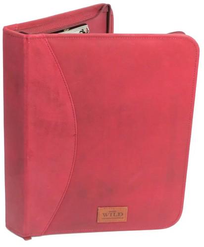 Папка кожаная для документов Always Wild Малиновый (super256_NZ-722 red)