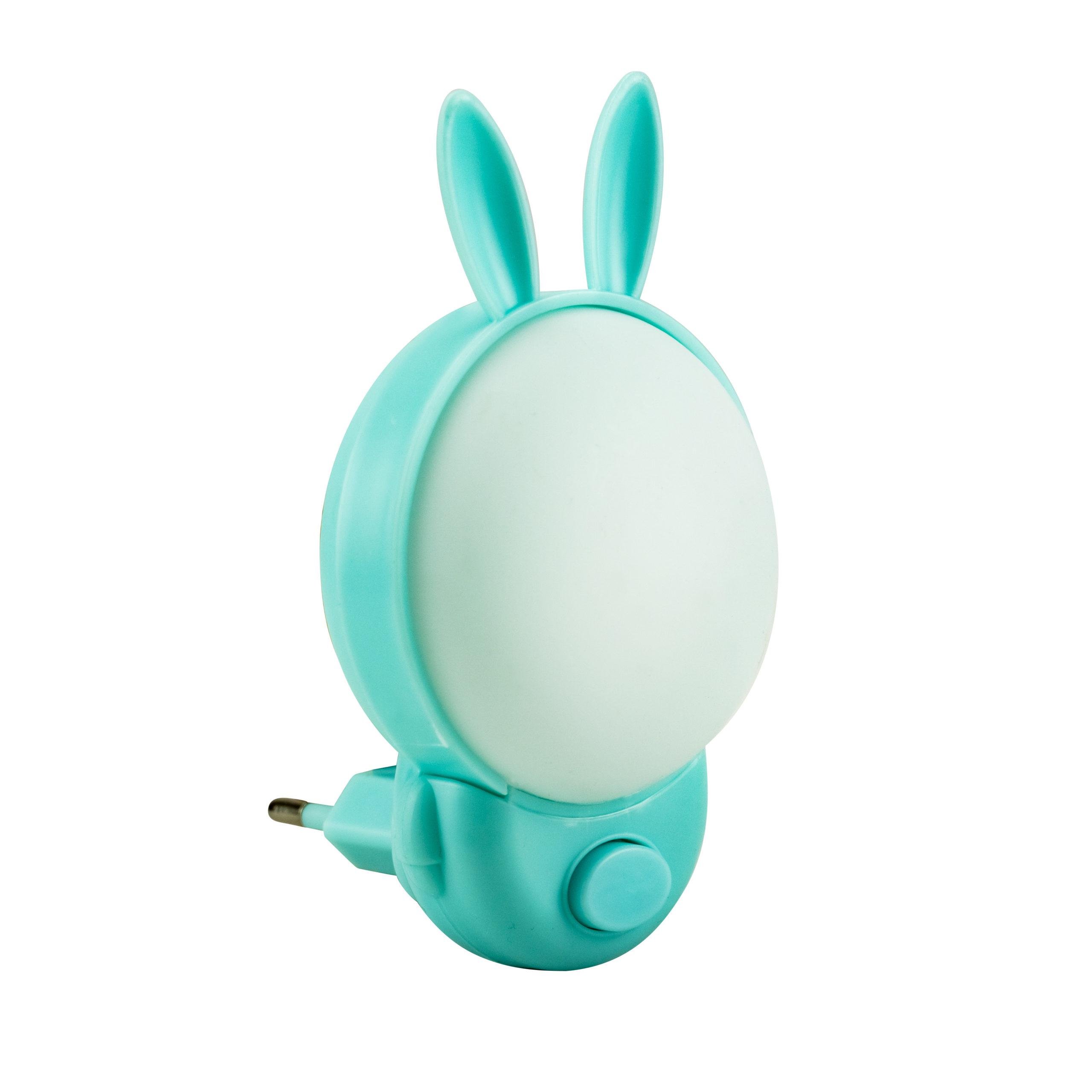 Нічник HOROZ ELECTRIC led Bunny 2CCT Блакитний - фото 2