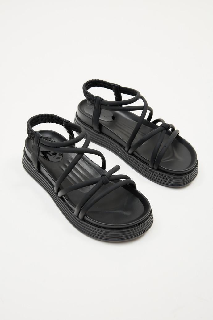 Босоніжки жіночі LONZA на платформі р. 39 Чорний (198751) - фото 3