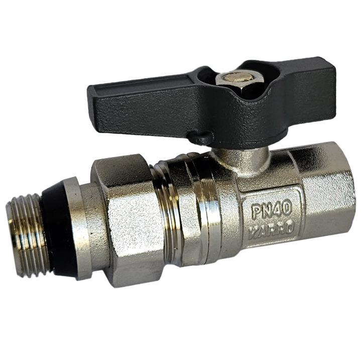 Кран шаровой Karro Uno SQ-1056610 1/2" ВН с американкой бабочка (269750)