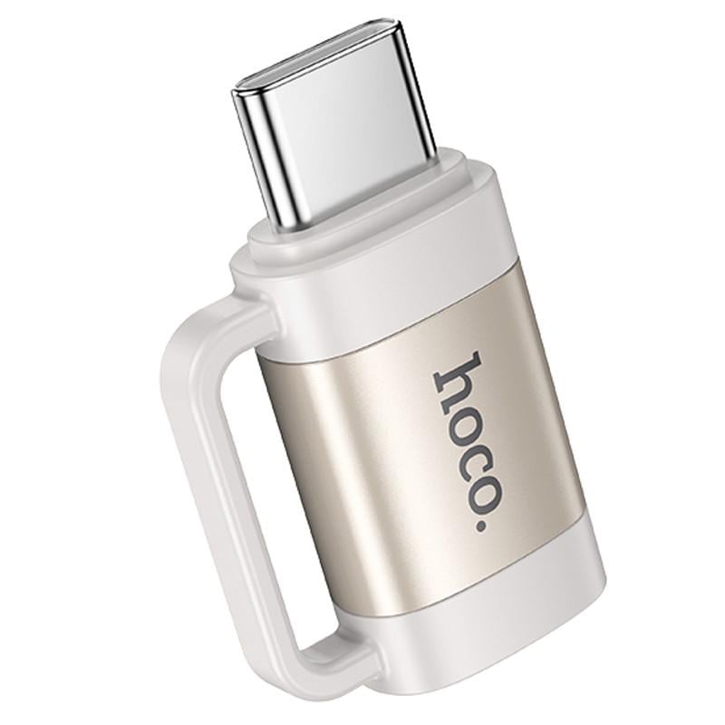 Переходник Hoco UA31E OTG Type-C male to Lightning female Gray (00000074145_1)