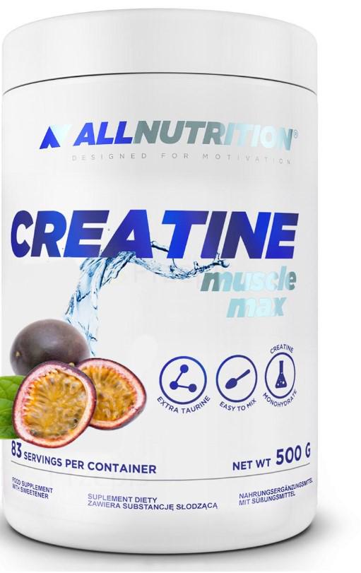 Креатин моногидрат AllNutrition Creatine Muscle Max с таурином Maracuja 500 g