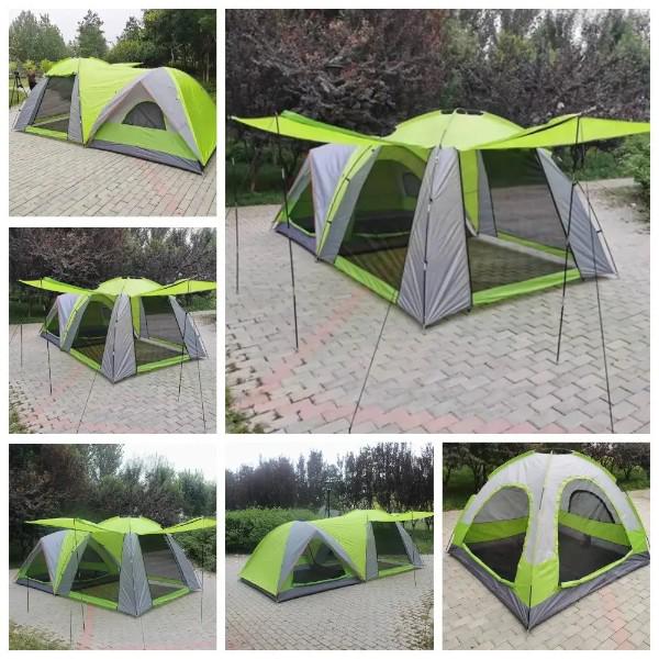 Намет туристичний з навісом для 4 осіб + тамбур та москітна сітка - фото 2