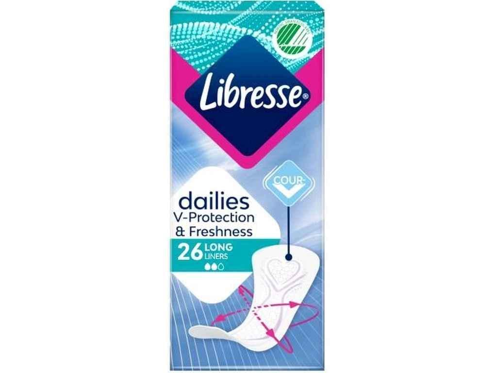 Прокладки ежедневные Libresse Dailies Fresh Long 26 шт. (1029960) Прокладки ежедневные Libresse Dailies Fresh Long 26 шт. (1029960)