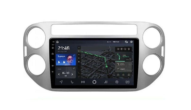 Штатна магнітола AMS T910 6+128 Gb Volkswagen Tiguan 1 NF 2006-2017 (A) black 9"