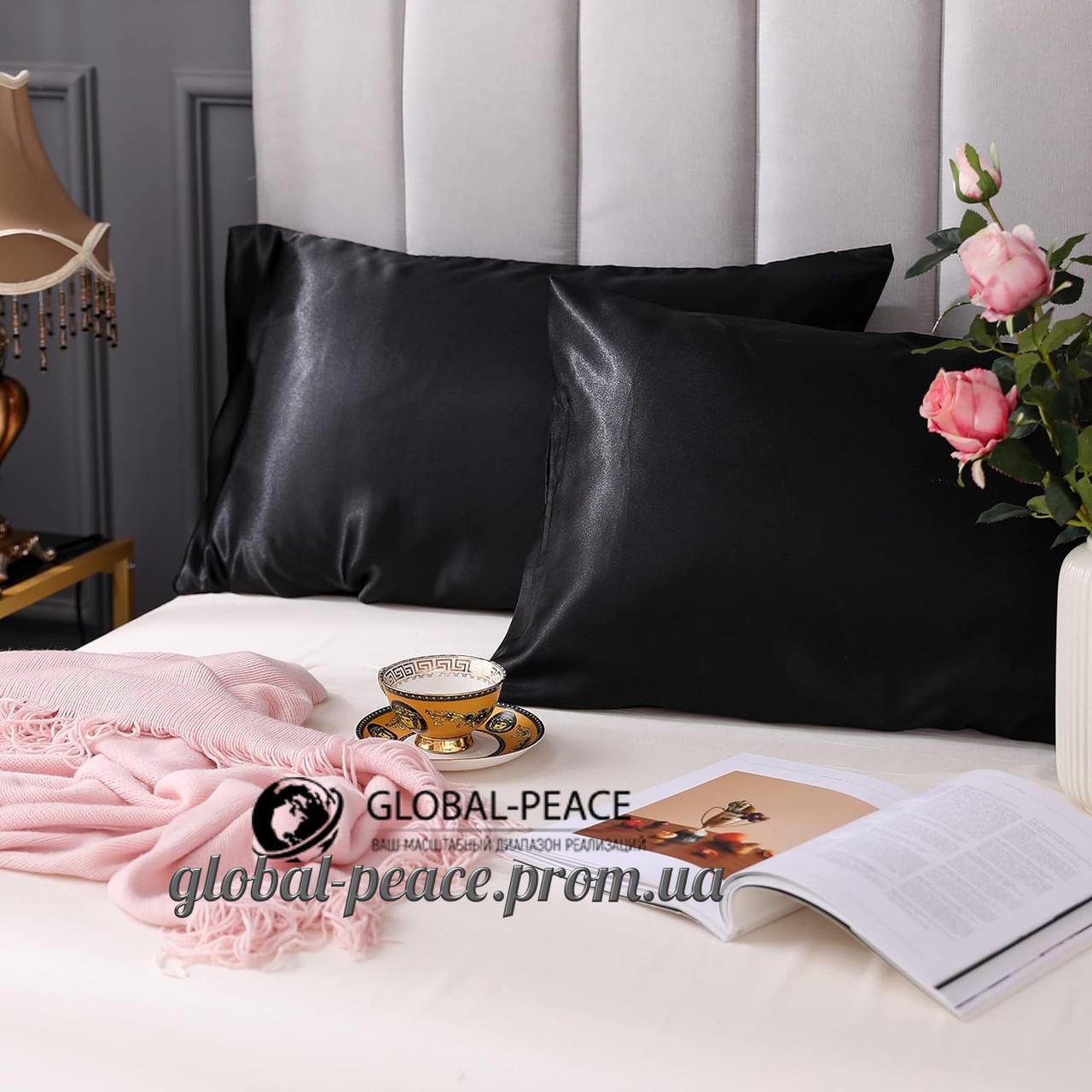 Комплект постільної білизни Moka Textile євро та додаткові 2 наволочки 50х70 см/70х70 см Чорний/Білий (1876560015) - фото 4 Комплект постільної білизни Moka Textile євро та додаткові 2 наволочки 50х70 см/70х70 см Чорний/Білий (1876560015) - фото 4