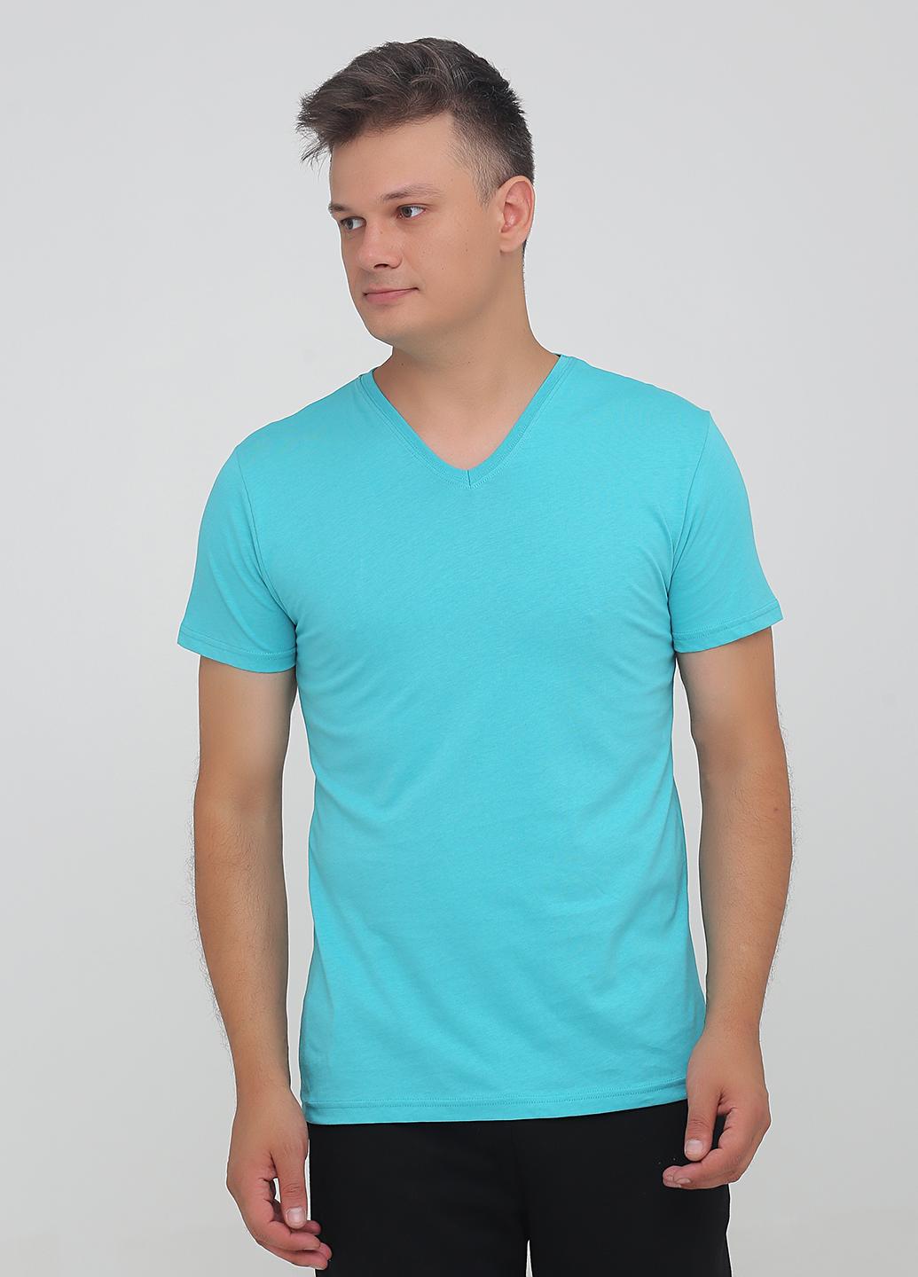 Футболка мужская Наталюкс XL Аква (1213166542241)