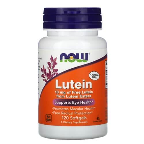 Лютеин NOW Lutein 10 мг 120 softgels (NOW-03057)
