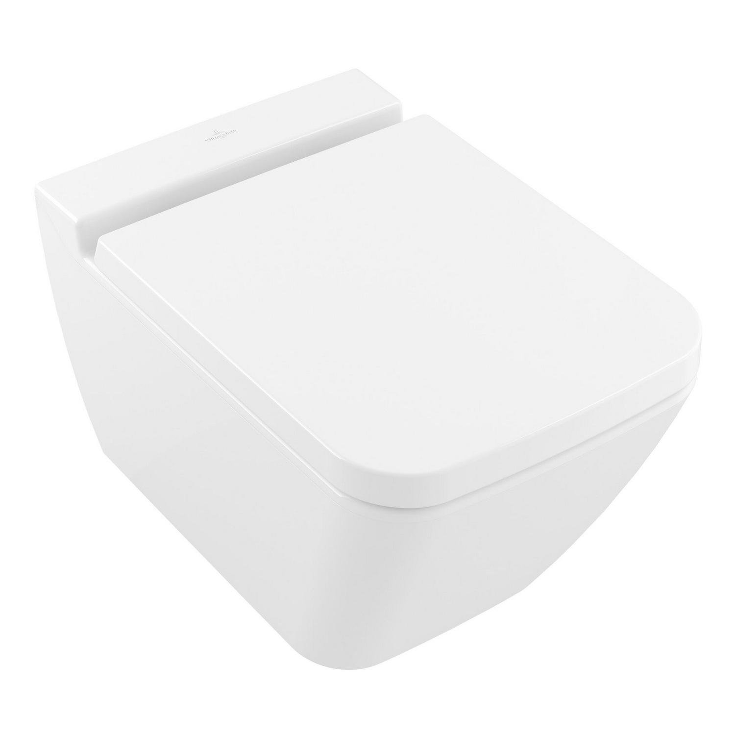 Унітаз підвісний Villeroy&Boch FINION 4664R0R1 безобідковий без сидіння (97179)