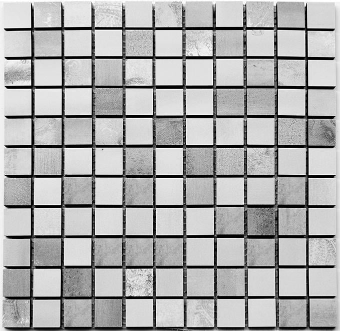 Керамическая мозаика Kotto Ceramica СМ 3020 C2 300x300x9 мм/25x25 мм White/Gray