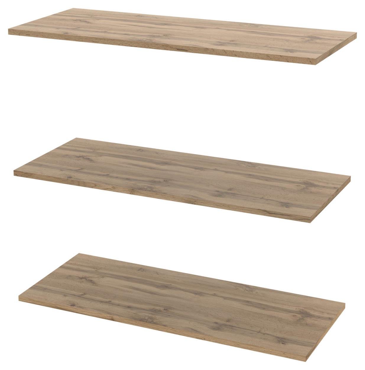 Комплект полиць одягу Doros Promo 86,7х35х1,6 см 3 шт. Дуб Сонома (DRS-011563)