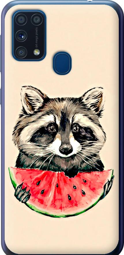 Чехол на Samsung Galaxy M31 M315F Енотик с арбузом (4605u-1907-42517)
