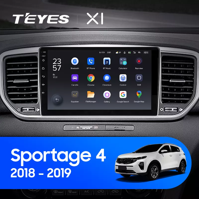 Автомагнітола штатна Teyes X1 для Kia Sportage 4 QL 2018-2020 Android 2/32 Гб Wi-Fi/4G варіант A (1665603512) - фото 3