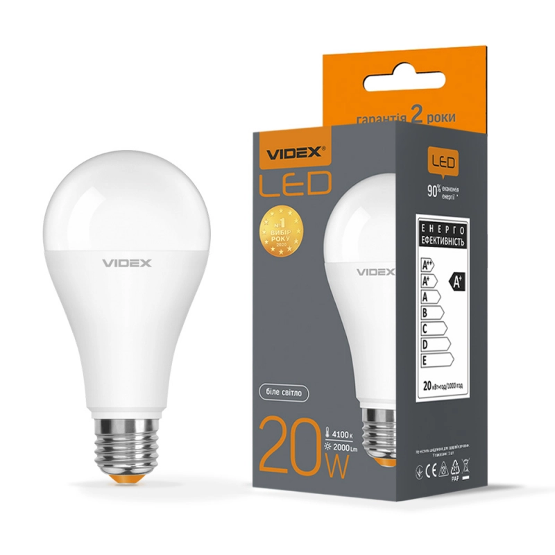 LED-лампа Videx A65e 20W E27 4100K (VL-A65e-20274) LED-лампа Videx A65e 20W E27 4100K (VL-A65e-20274)