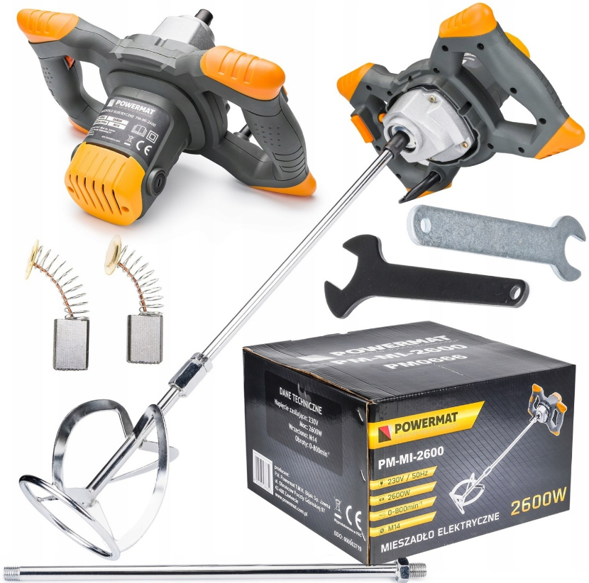 Міксер будівельний Powermat 2600 Вт/змішувач 120 мм - фото 2