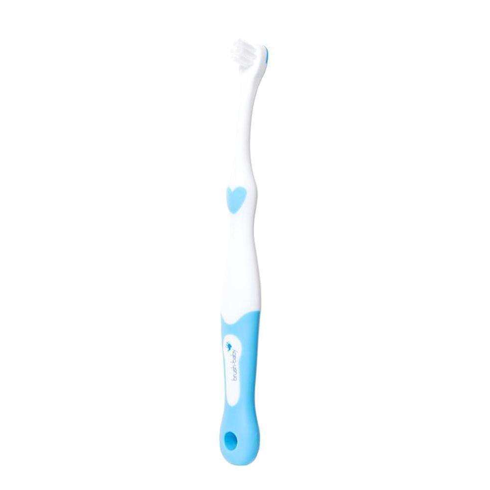 Зубная щетка детская Brush-Baby FirstBrush от 0 до 18 месяцев 2 шт. Голубой (4585)
