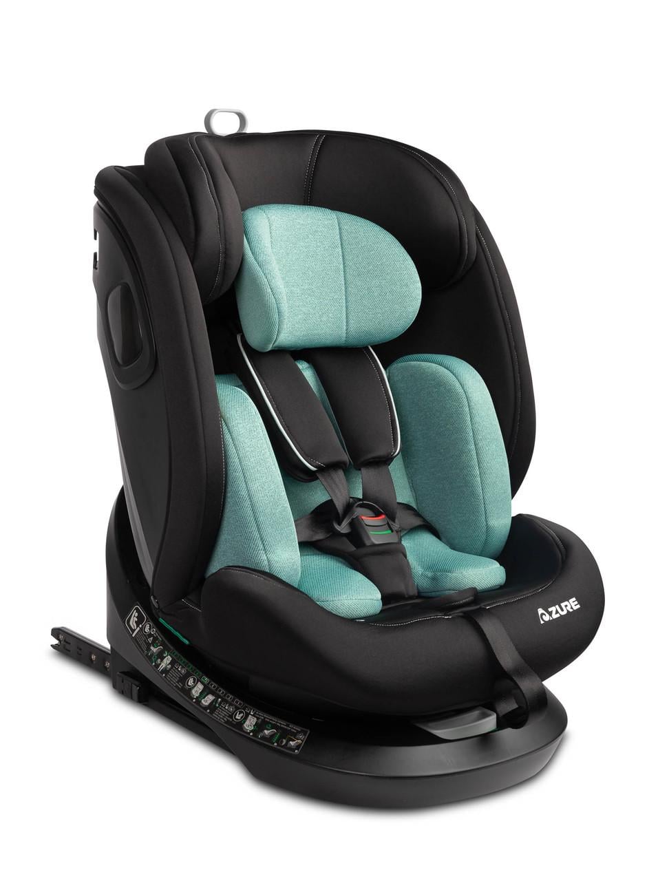 Автокресло Caretero Azure Группа 0 /1/2/3 0-36 кг i-Size/Isofix с поворотом на 360° Мятный (319029)