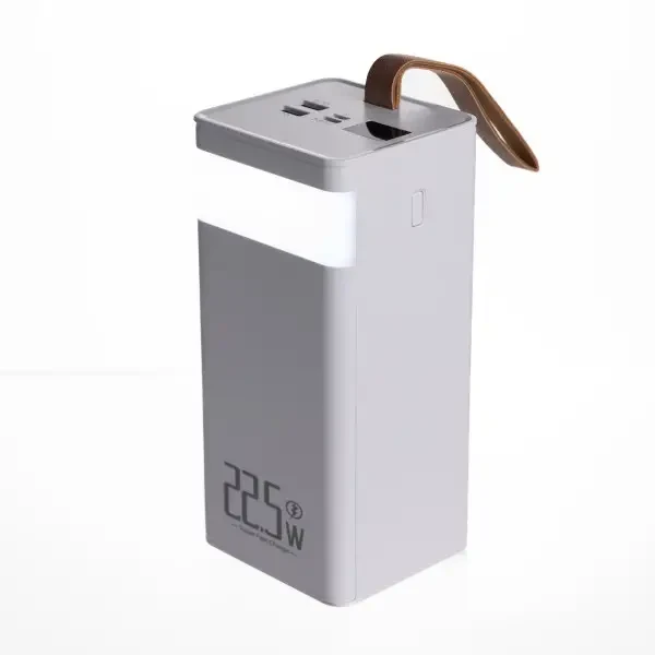 Повербанк LEVINO N-51 50000 mAh с LED-дисплеем фонариком USB-C/USB-A/MicroUSB QC 22,5W