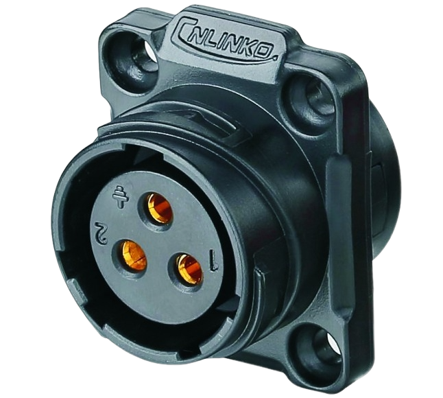 Роз'єм герметичний панельна розетка CNLINKO pin3 YM-20-J03SX-02-401 (2338163262) - фото 2 Роз'єм герметичний панельна розетка CNLINKO pin3 YM-20-J03SX-02-401 (2338163262) - фото 2