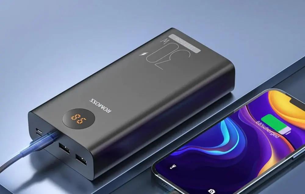 Повербанк Romoss 30000 mAh 30W Black (PEA30) - фото 8 Повербанк Romoss 30000 mAh 30W Black (PEA30) - фото 8