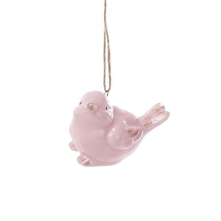 Птичка Деко Розовый (6524)