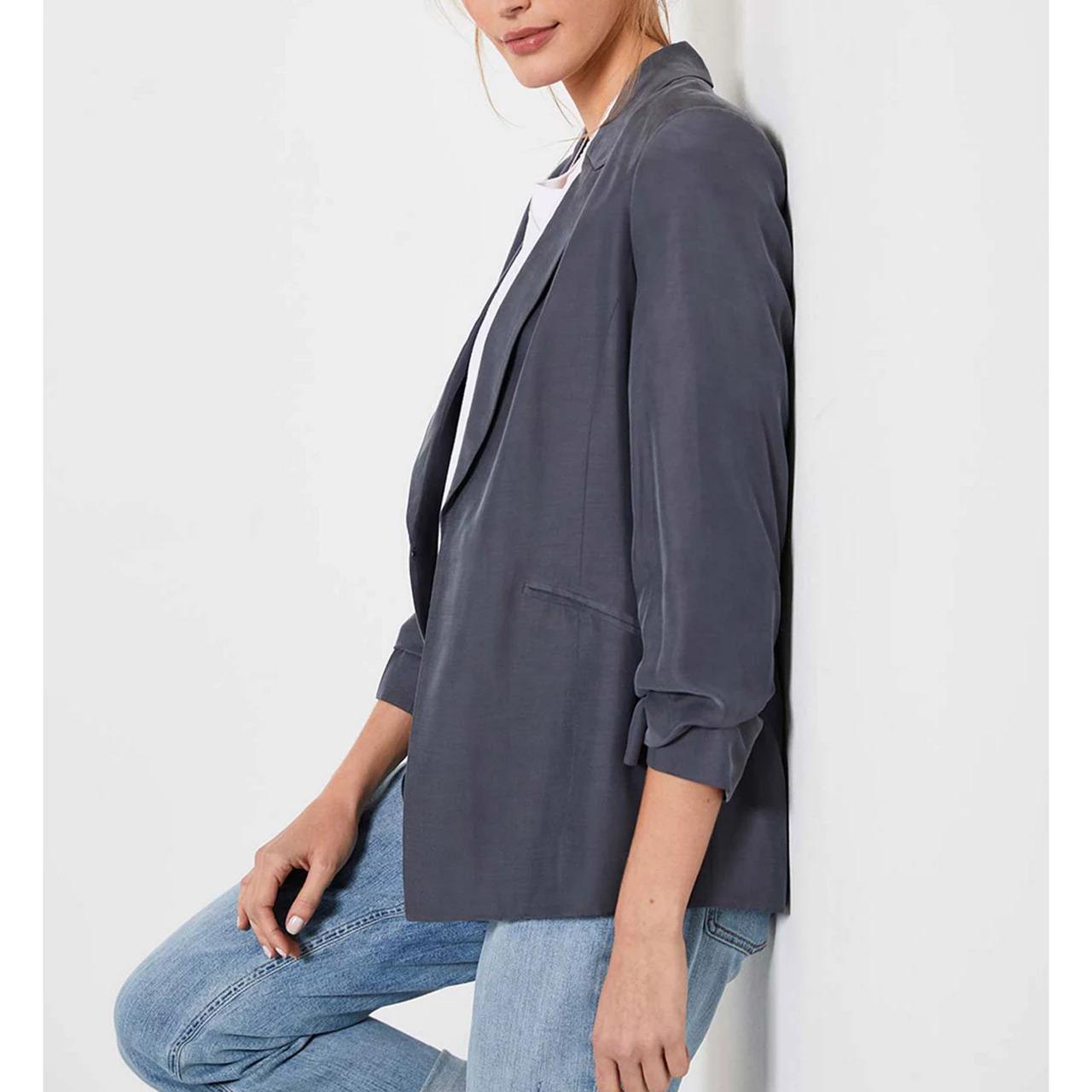 Жакет S Сірий (9357274wer) - фото 3 Жакет S Сірий (9357274wer) - фото 3