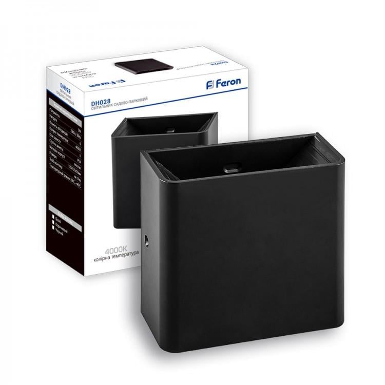 Світильник архітектурний Feron DH028 Чорний (1315189956) Світильник архітектурний Feron DH028 Чорний (1315189956)