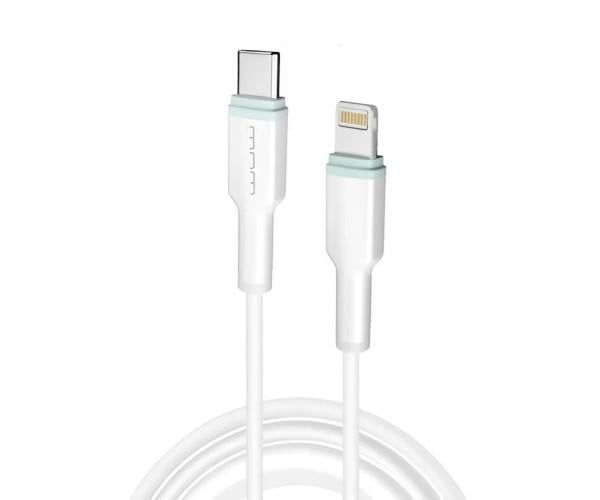 Кабель Data Wuw X206 Type-C-Lightning PD20W 1 м белый (06Wuw-X206TL) Кабель Data Wuw X206 Type-C-Lightning PD20W 1 м белый (06Wuw-X206TL)