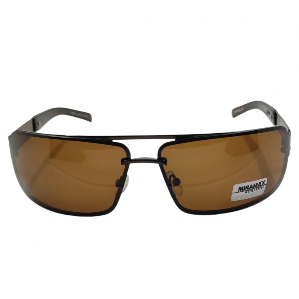 Солнцезащитные очки поляризованные Miramax Polarized 9003 Коричневый (46227) - фото 3