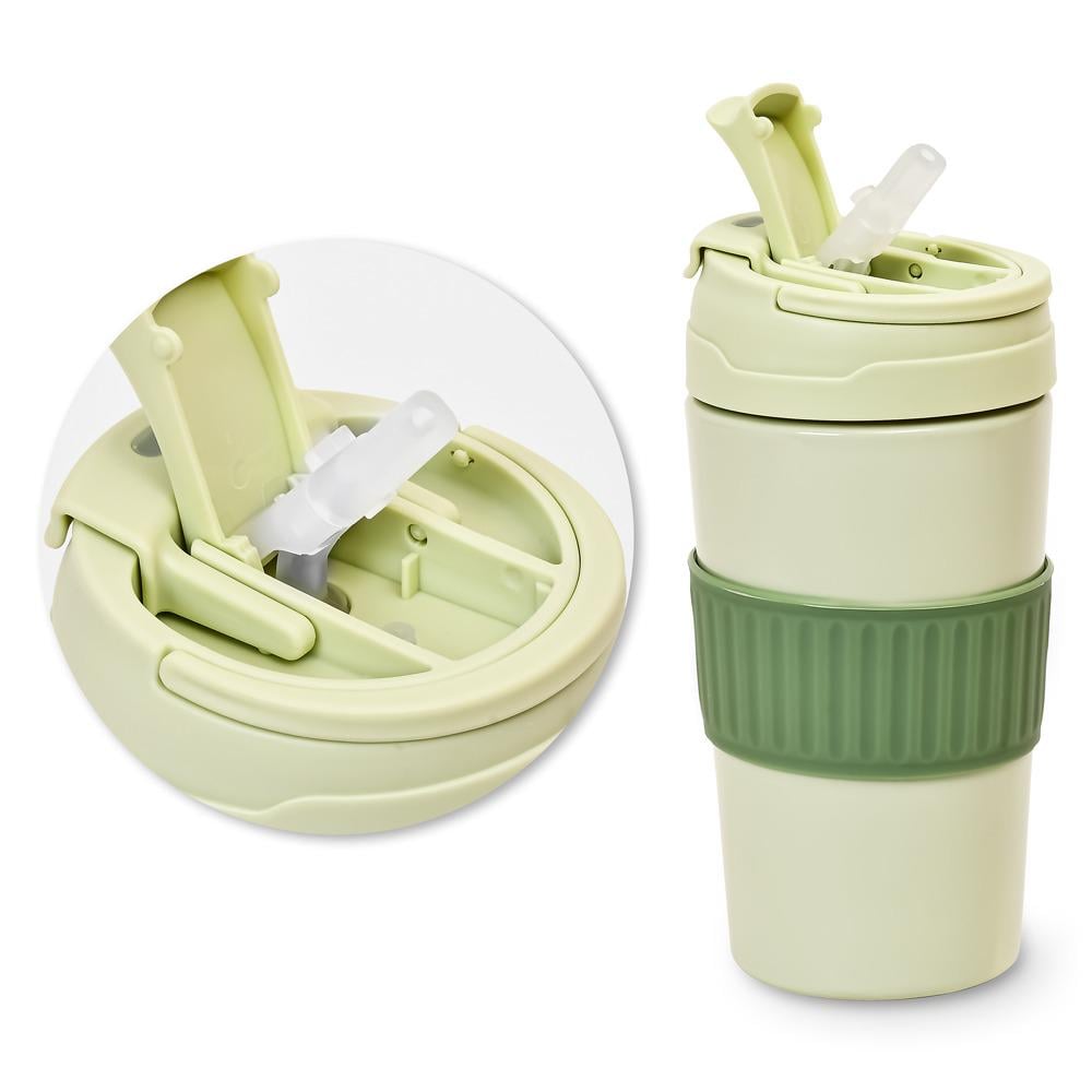 Стакан с крышкой на защелке Color R93498 600 мл - фото 2 Стакан с крышкой на защелке Color R93498 600 мл - фото 2