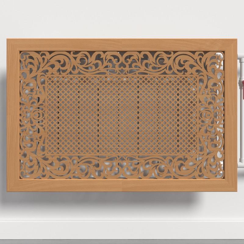 Решетка-экран на батарею SMARTWOOD 600 мм Бук Бавария (R21252105) Решетка-экран на батарею SMARTWOOD 600 мм Бук Бавария (R21252105)