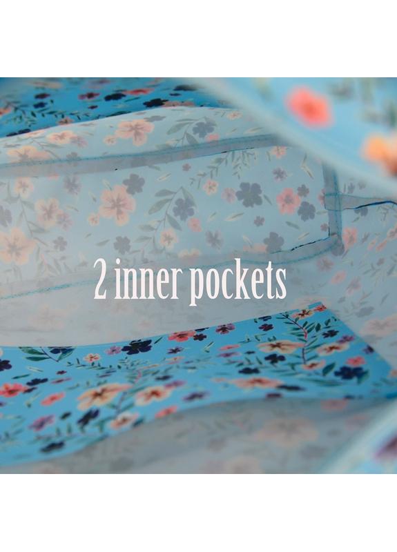 Підкладка джинсова з рюшками для сумки Mini Цвітіння (9870) - фото 2 Підкладка джинсова з рюшками для сумки Mini Цвітіння (9870) - фото 2