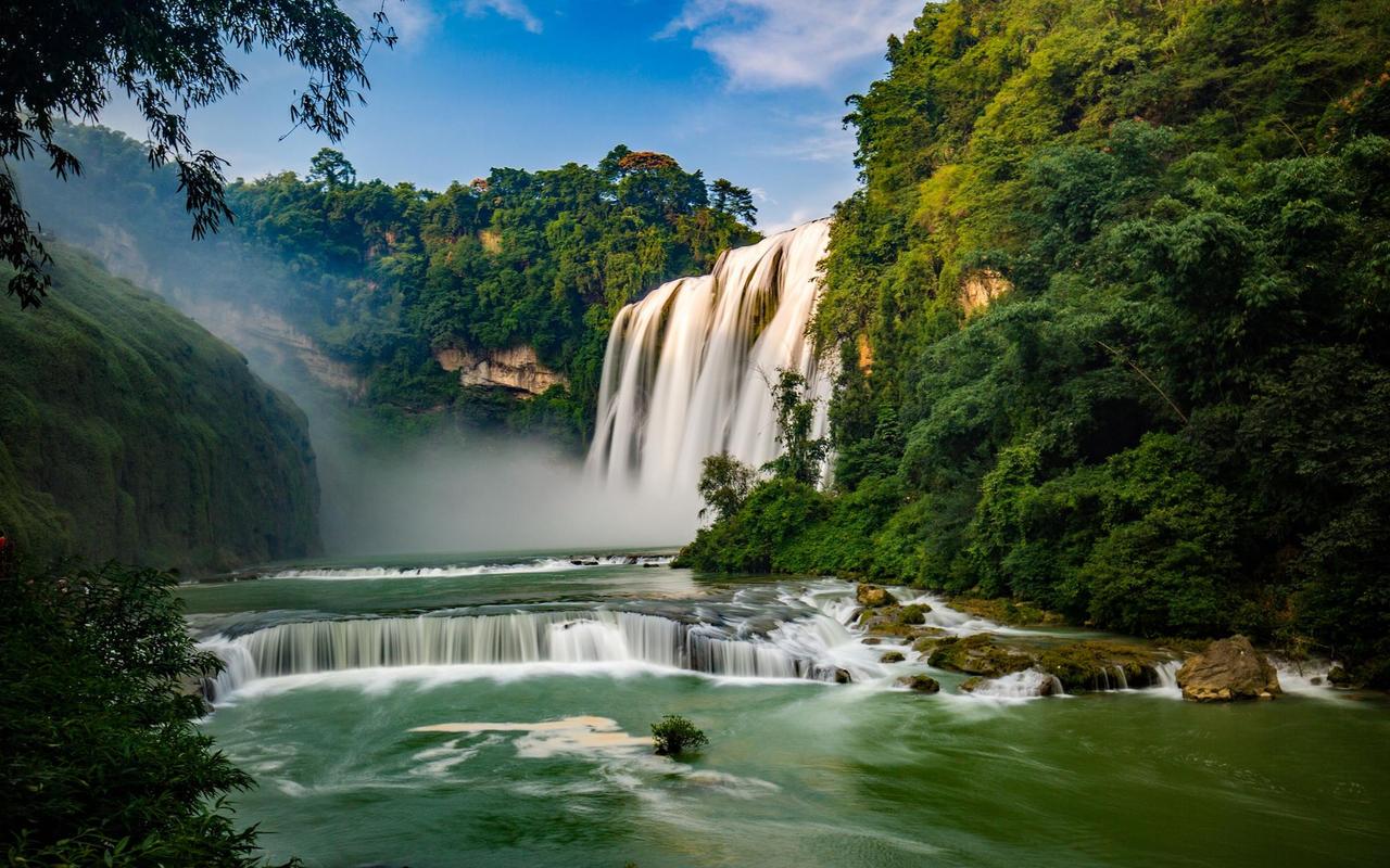 Картина на холсте Водопад 30х40 см (PR288)