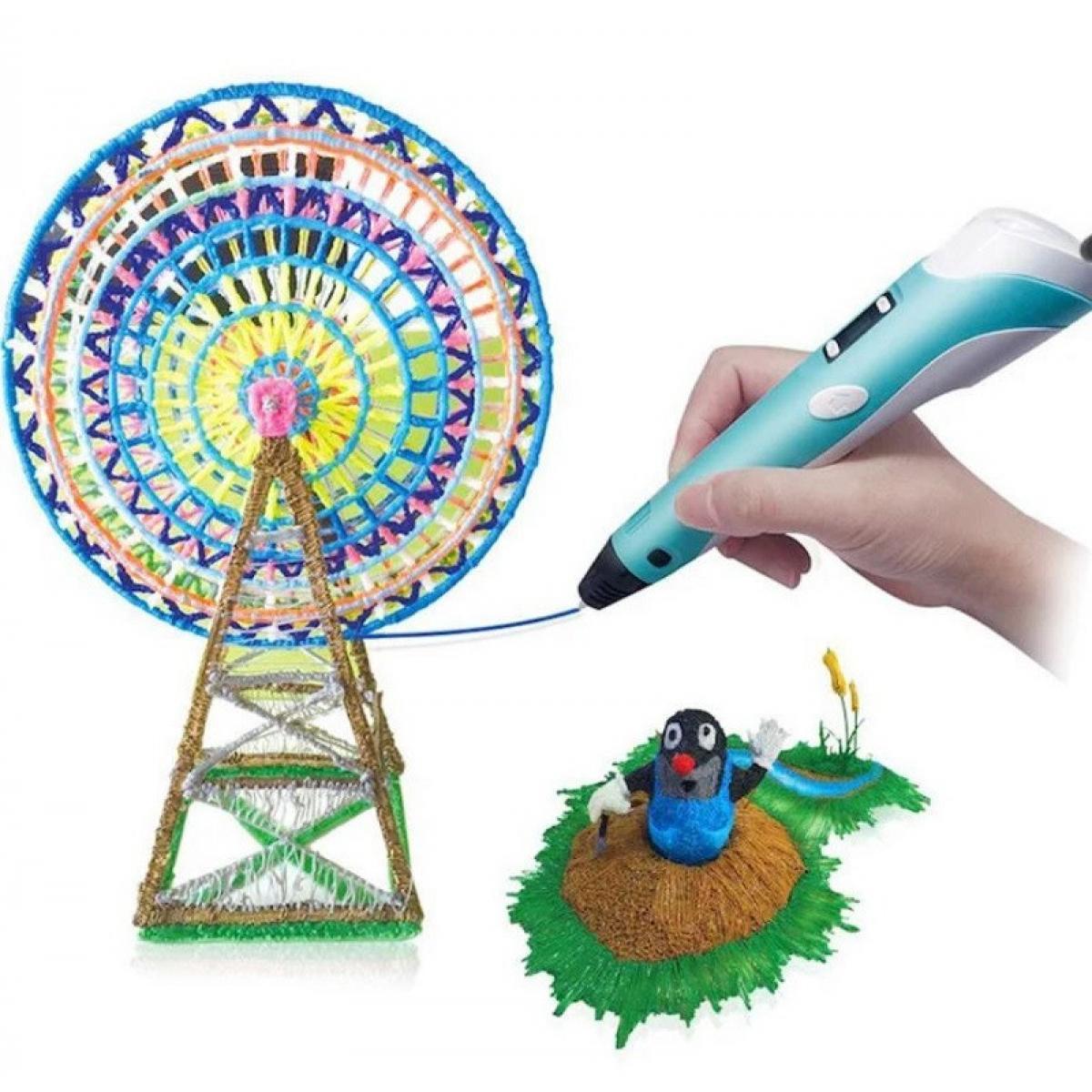 3D ручка с дисплеем Smart 3D Pen 3 Голубой (017319) - фото 5