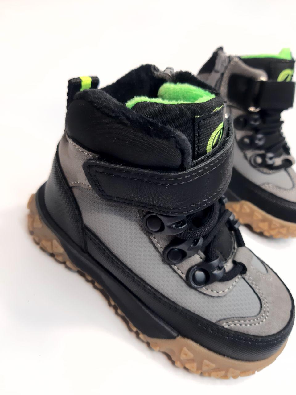 Черевики зимові Clibee для хлопчика р. 26 17,5 см Сірий (602 grey-green) - фото 5