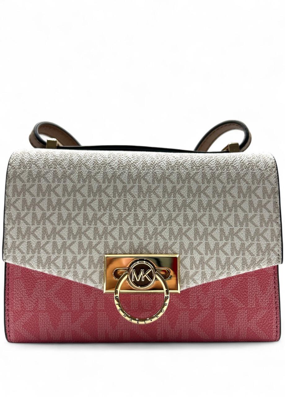 Жіноча сумка Michael Kors Hendrix 32H0G1HCOT Tea Rose MLT XS Conv XBody Біло-рожевий (2746475636)