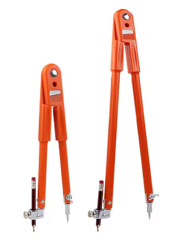 Циркуль розмічальний креслярський металевий 90/150 см (1005005860071395) Циркуль розмічальний креслярський металевий 90/150 см (1005005860071395)