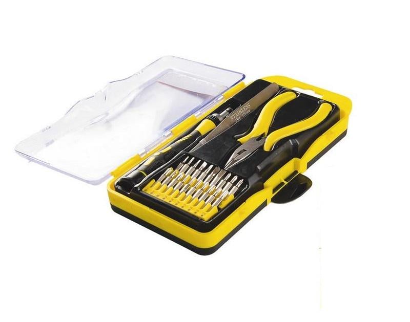 Набір викруток та інструментів Mastertool 23 елеманта точних (40-0166) Набір викруток та інструментів Mastertool 23 елеманта точних (40-0166)