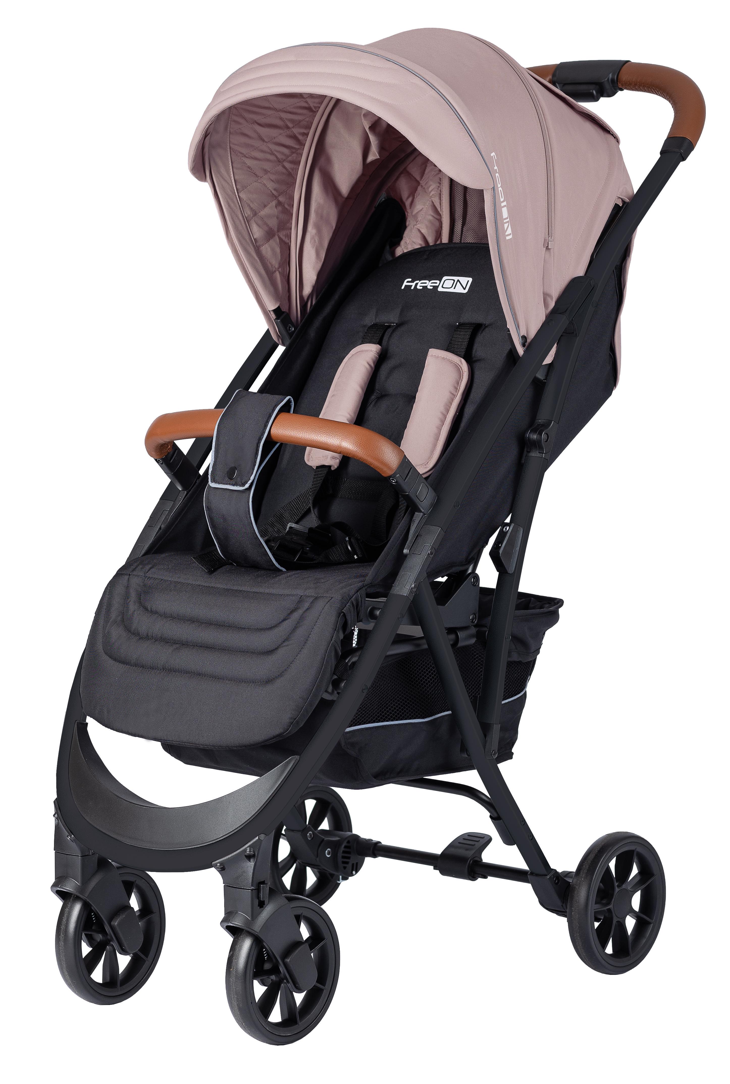 Коляска прогулянкова FreeON LUX Premium Beige/Black