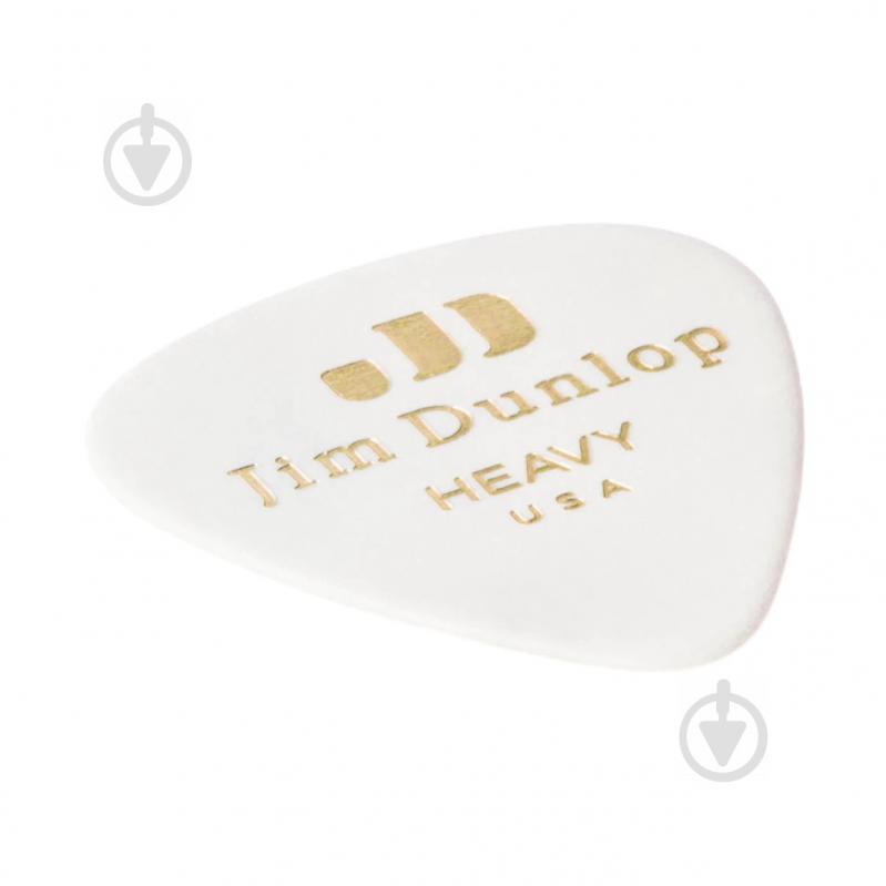 Медиаторы Dunlop 483P01HV Genuine Celluloid Classic White Heavy Player's Pack (12 шт.) - фото 4