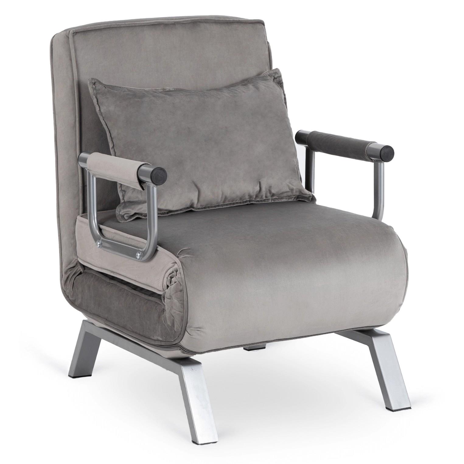 Кресло мягкое Mebel Elite BART Welur Серый (ME.BART/P/V/FW)