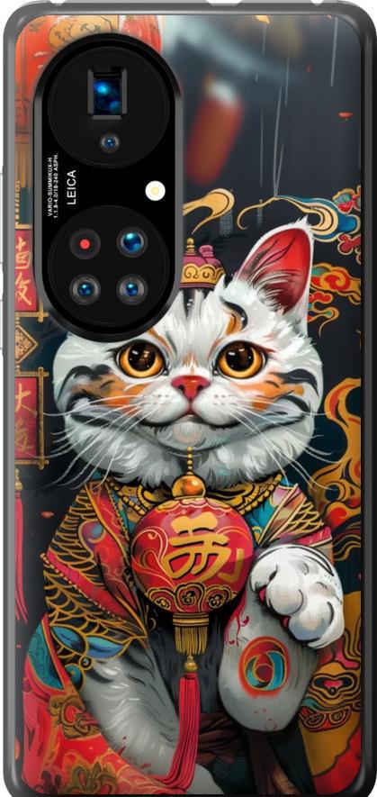 Чехол на Huawei P50 China Cat v2 (6135u-2292-42517) Чехол на Huawei P50 China Cat v2 (6135u-2292-42517)