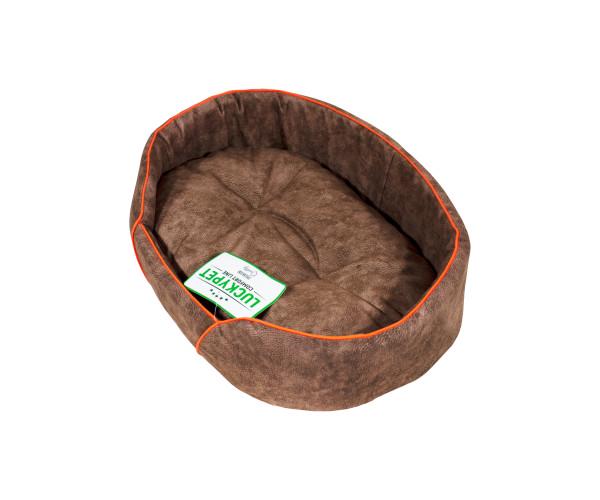 Лежак Lucky Pet Доллі 50х69х14 см Коричневий