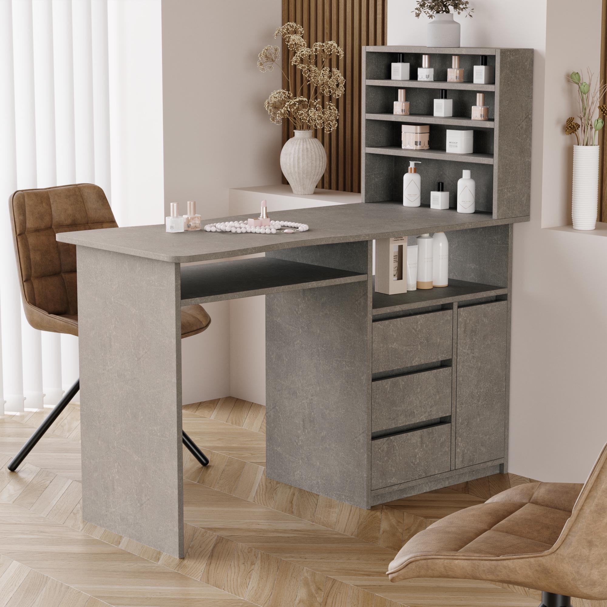 Столик для маникюра Furnigrade МС-5 126,4х123х55 см Индастриал