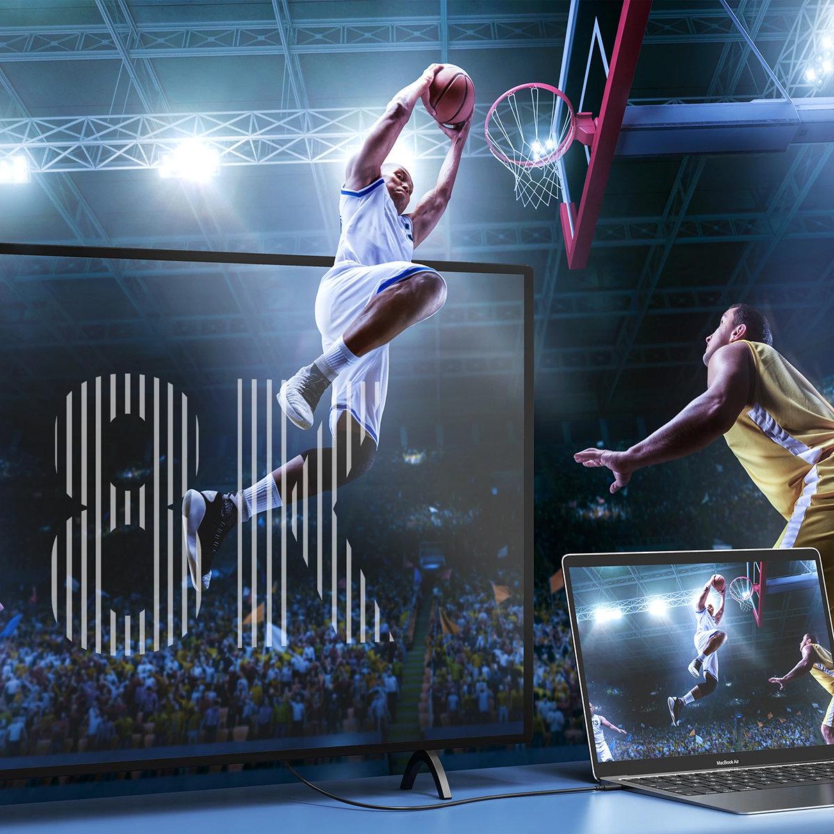 Кабель Choetech USB C to C USB4 Gen3 100 W 40Gbps/8K 0,8 м (XCC-1028) - фото 7