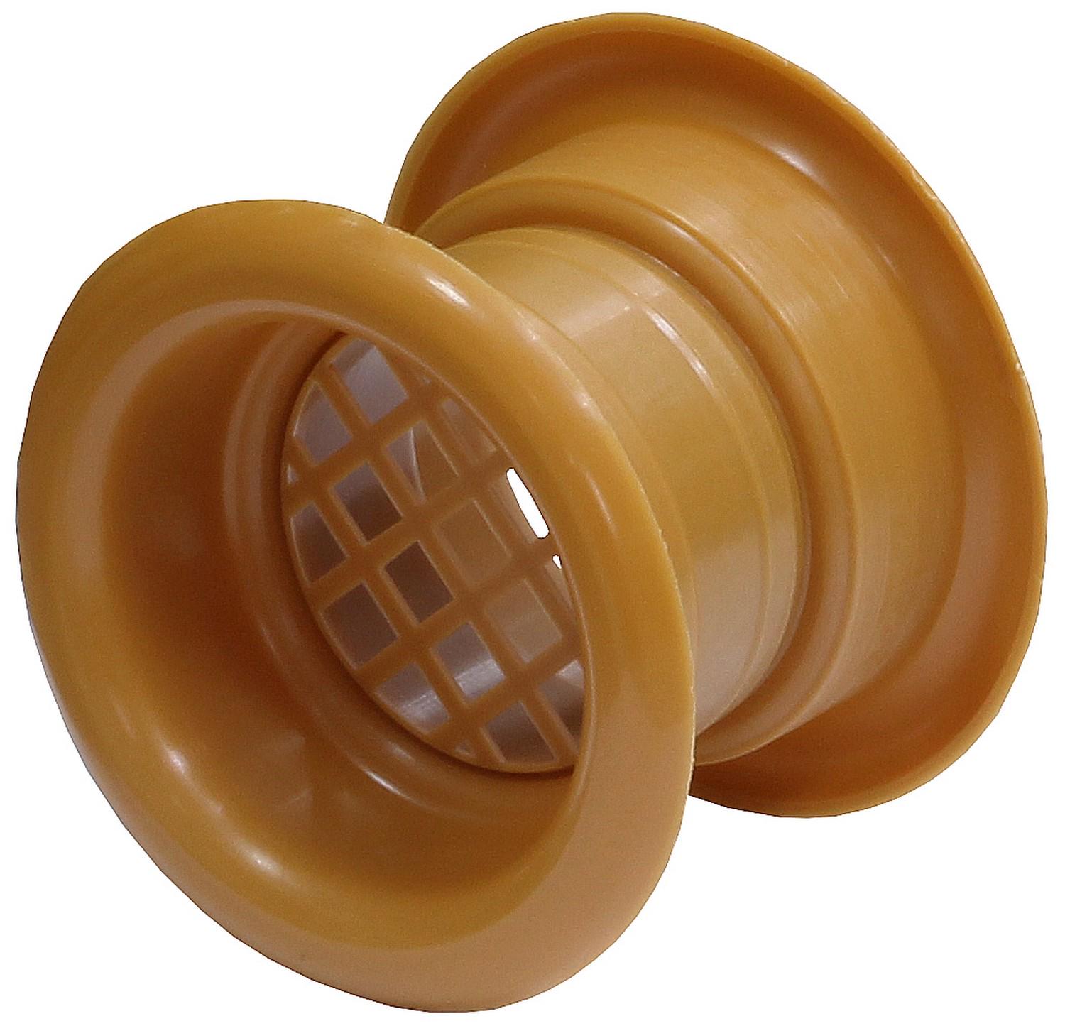 Решітки дверні AirRoxy втулка 6 шт. Бежевий темний (02-117)