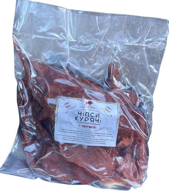 Чіпси курячі з паприкою Craft Meat 500 г